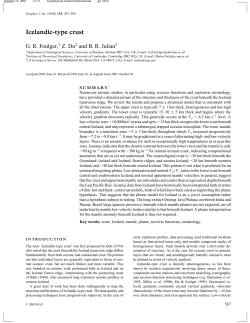 Icelandic-type crust - Durham University Community