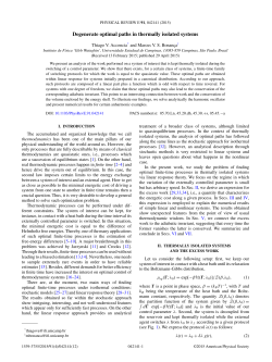 Degenerate optimal paths in thermally isolated systems