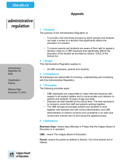 Appeals | Administrative Regulation 5008