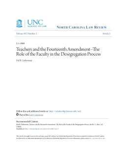 Teachers and the Fourteenth Amendment