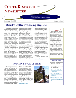 coffee research newsletter