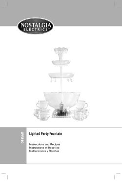 Lighted Party Fountain