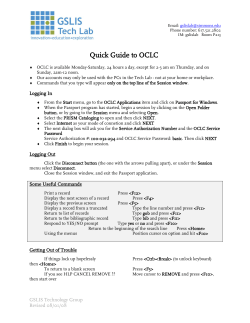Quick Guide to OCLC