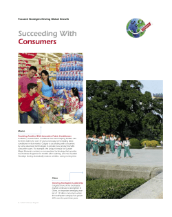 Succeeding With Consumers