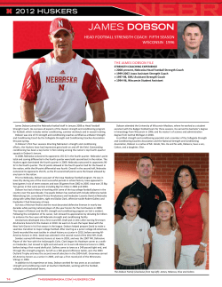 james dobson - Huskers.com