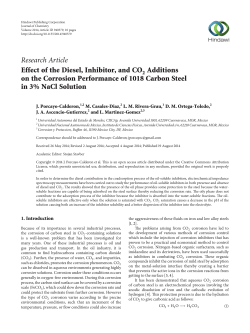 Effect of the Diesel, Inhibitor, and CO2 Additions on the Corrosion