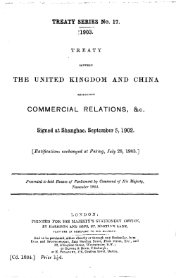 THE UNITED KINGDOM AND CHINA
