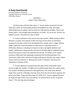 A Duty Sanctioned - St. Columban Online