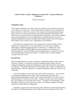 Richard III - University of Houston