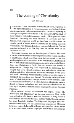 The Coming of Christianity