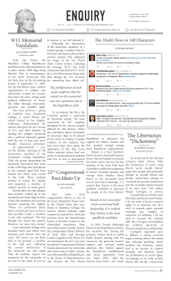 September 19, 2016 issue of Enquiry