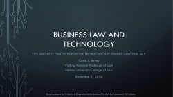 Reyes - Business Law and Technology