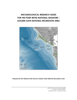 Archaeological Research Issues for the PRNS