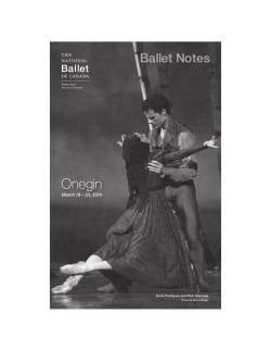 Onegin - The National Ballet of Canada