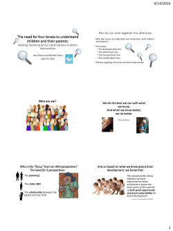 Presentation for symposia C - Minnesota Association for Children`s