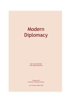 Modern Diplomacy