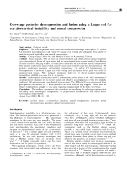 One-stage posterior decompression and fusion using a