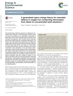 A generalised space-charge theory for extended defects in oxygen