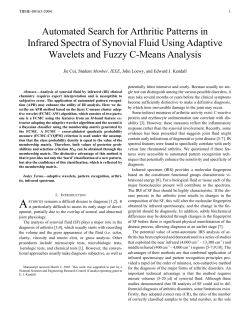 Automated Search for Arthritic Patterns in Infrared