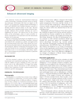 Enhanced ultrasound imaging