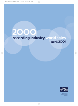 recording industry world sales