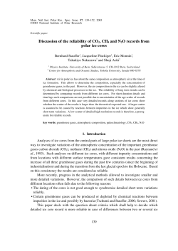 Global Scale Climate and Environment Study through Polar Deep