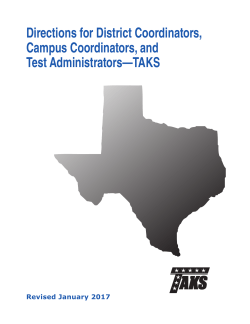 Directions - Texas Education Agency