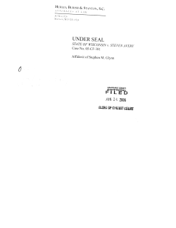 Affidavit of Stephen M Glynn