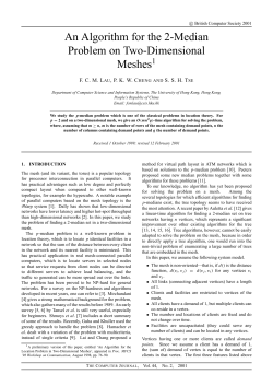 An Algorithm for the 2-Median Problem on Two-Dimensional