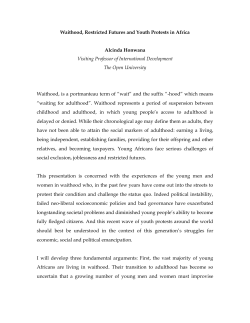 Social Exclusion and Youth Movements in Africa