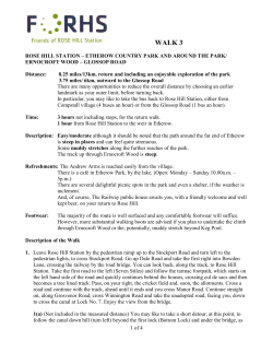 Description of Walk 5 for the FORHS website