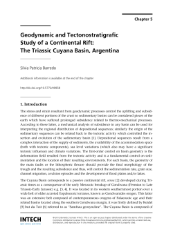 Geodynamic and Tectonostratigrafic Study of a Continental Rift: The