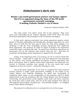 The [dtin words "sed contra"