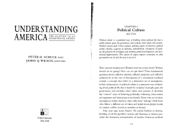 Political Culture - The Maxwell School of Syracuse University
