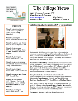 The Village News - Northwest Neighbors Village