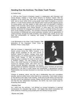 Handing Over the Archives by Imelda Foley