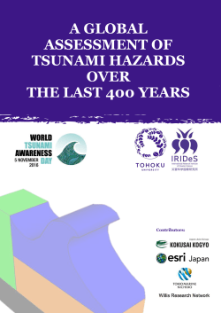 a global assessment of tsunami hazards over the