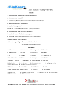 Expected Questions CHSE-2017