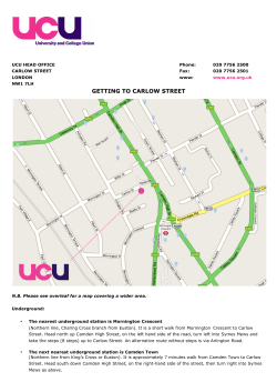 UCU head office, Carlow Street, NW1 7LH
