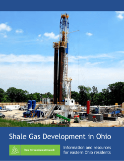 Shale Gas Development in Ohio
