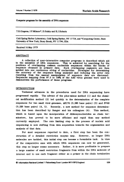 Nucleic Acids Research