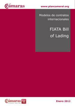 FIATA Bill of Lading
