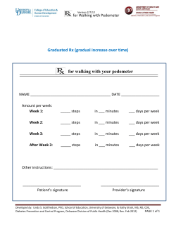 Graduated Rx (gradual increase over time)