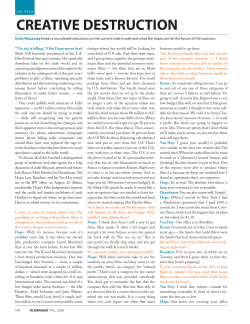 creative destruction