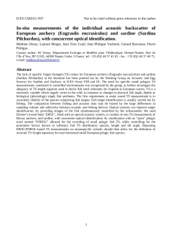 In-situ measurements of the individual acoustic - Archimer