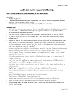 the public comments - Alaska Department of Transportation