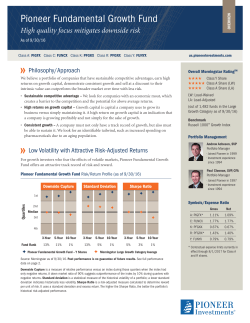 Pioneer Fundamental Growth Fund