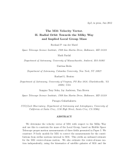 The M31 Velocity Vector. II. Radial Orbit Towards the Milky Way and