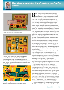 The Meccano Motor Car Constructor Outfits by Tony Press