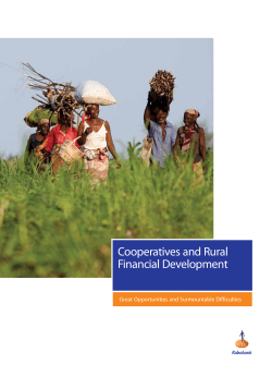 Cooperatives and Rural Financial Development